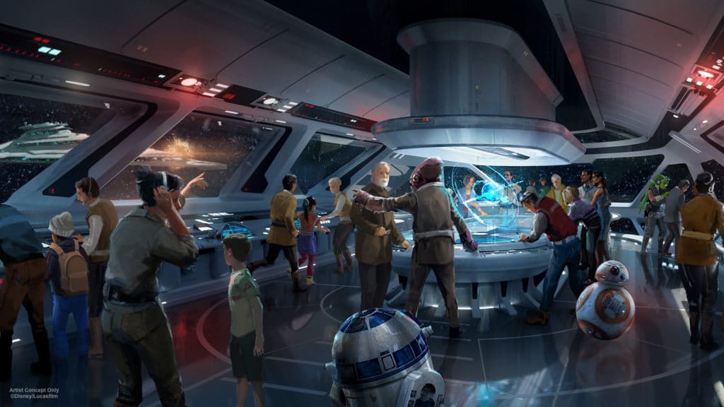 Disney rendering star wars