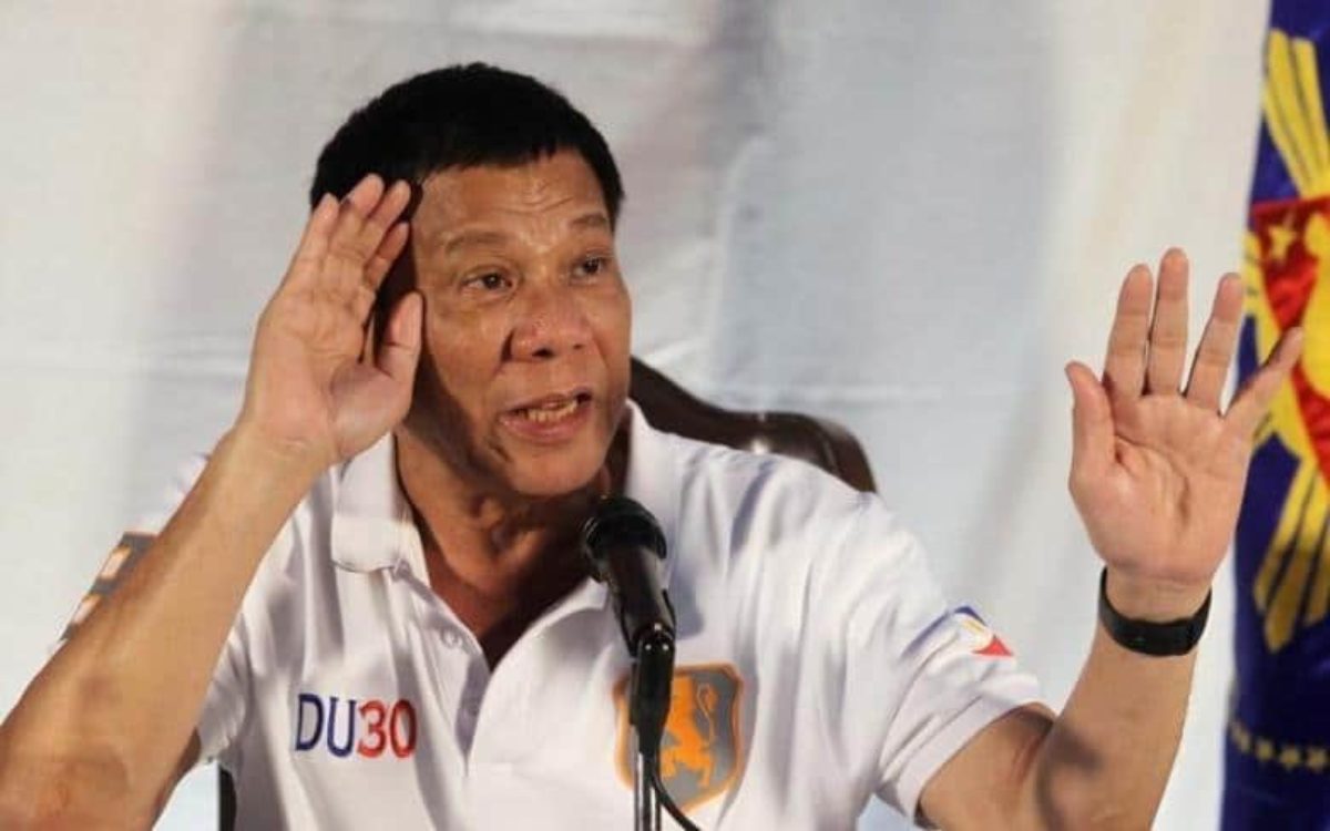 Filippine Presidente Rodrigo Duterte