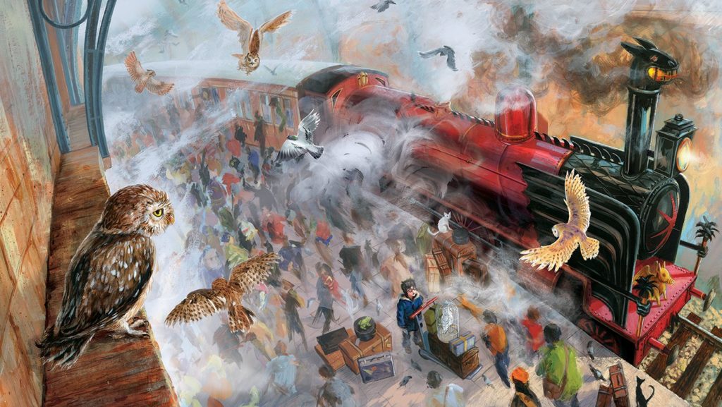 Un'immagine dell'ebook interattivo “Harry Potter e la pietra filosofale”, disponibile su Amazon