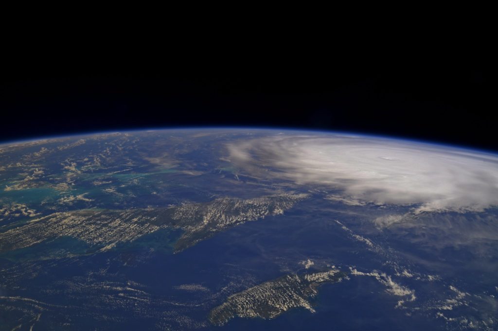 L'uragano Irma verso la Florida, visto dalla Stazione Spaziale Internazionale