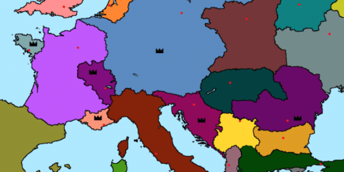 cartina nazioni