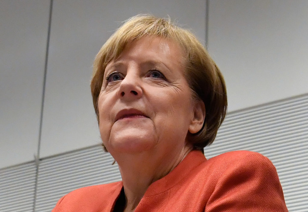 La cancelliera tedesca Angela Merkel.