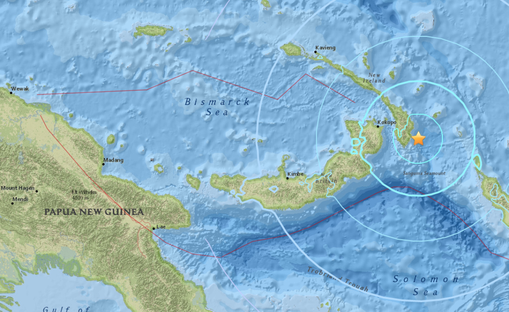 terremoto papua nuova guinea