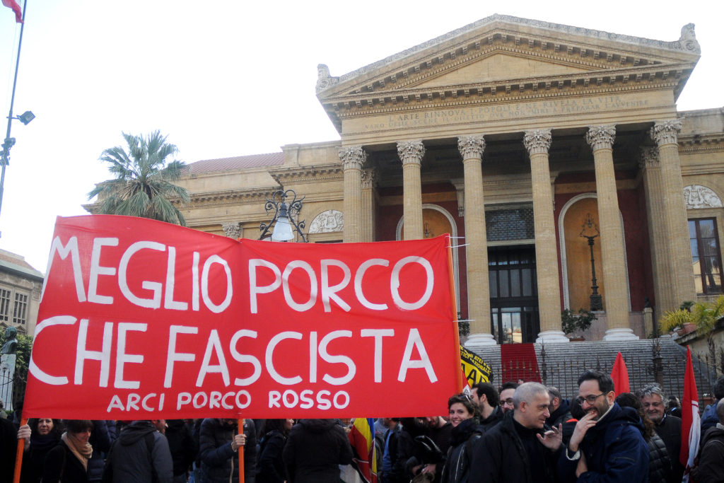 roma manifestazione contro fascismo