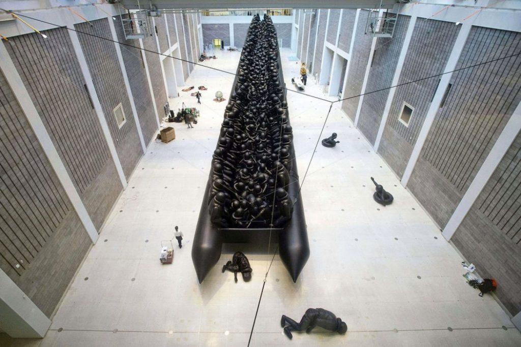 ai wewei gommone migranti