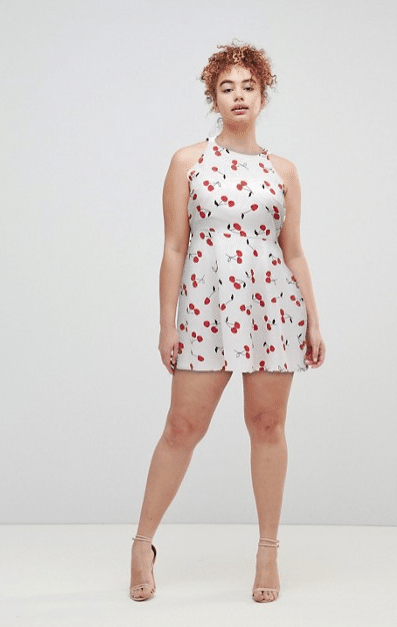 asos modelle taglie diverse