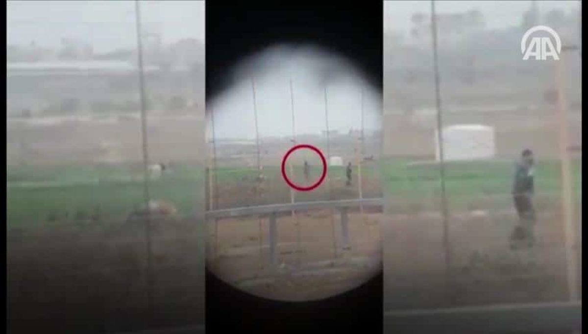 soldato israeliano spara palestinese video