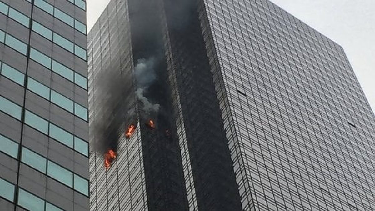 New York incendio 50esimo piano Trump Tower