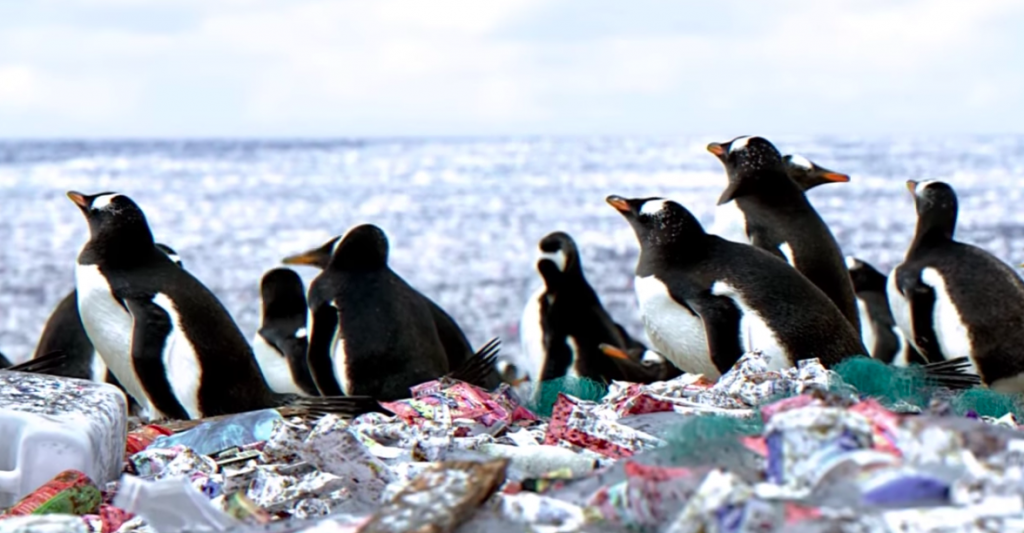 video bufala wwf pinguini isola plastica