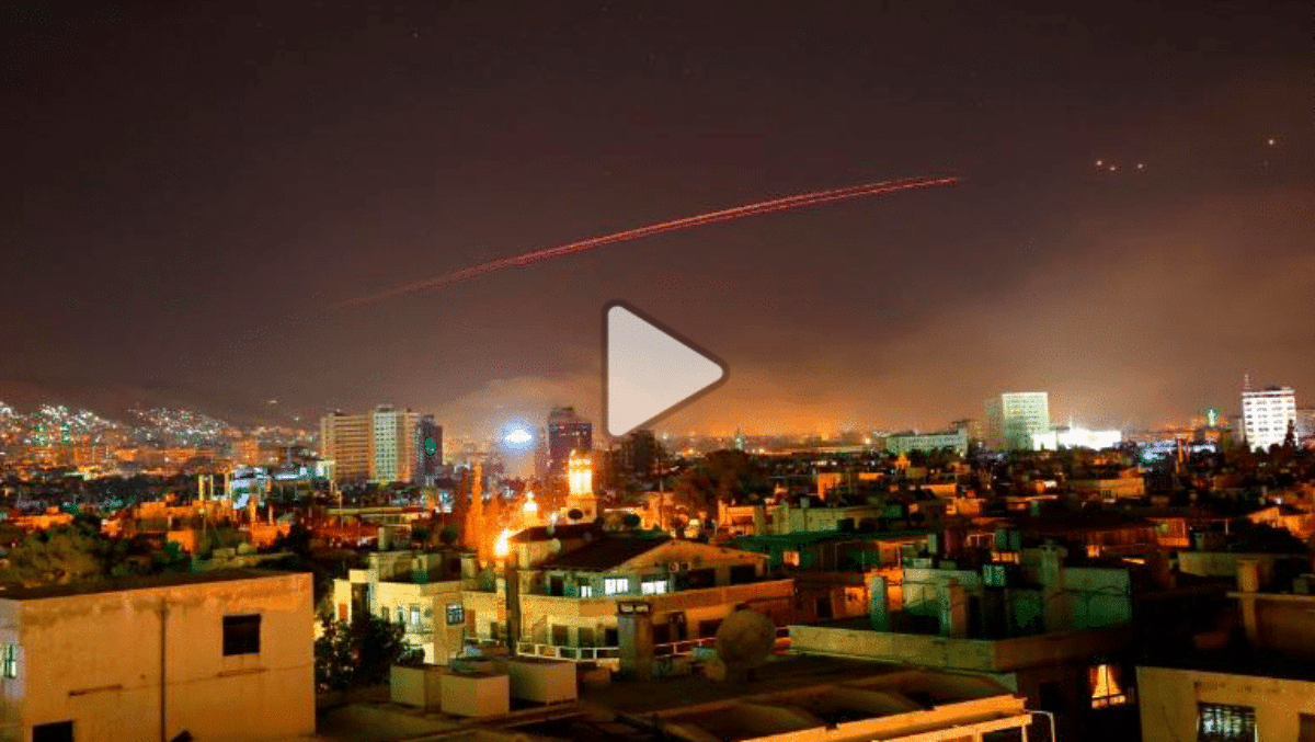 siria guerra attacco trump video fake