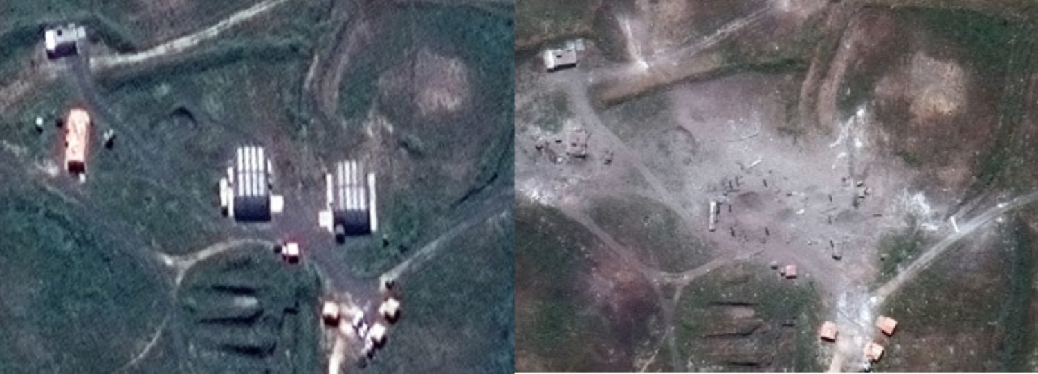 Siria missili immagini