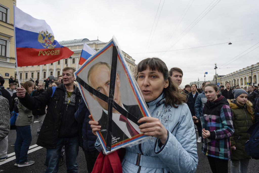 proteste anti-Putin Russia