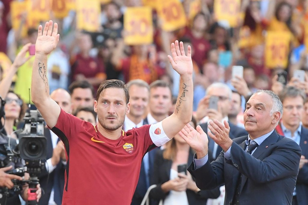 Totti addio al calcio