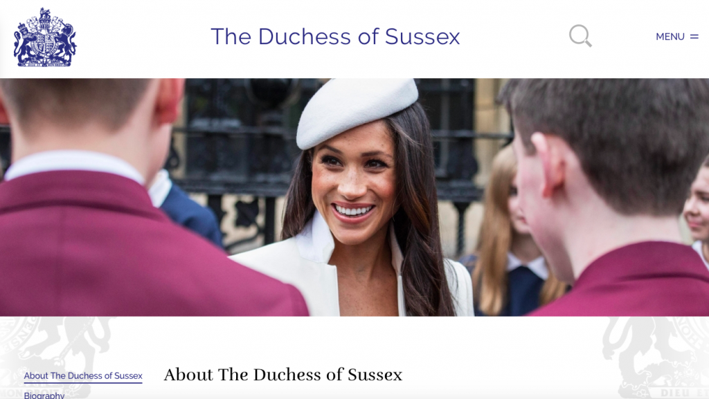 meghan markle sito famiglia reale