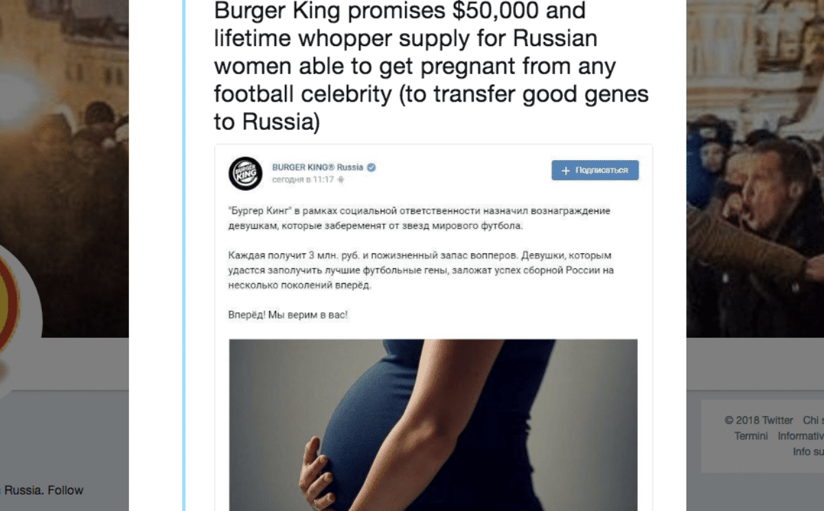 burger king promozione mondiali