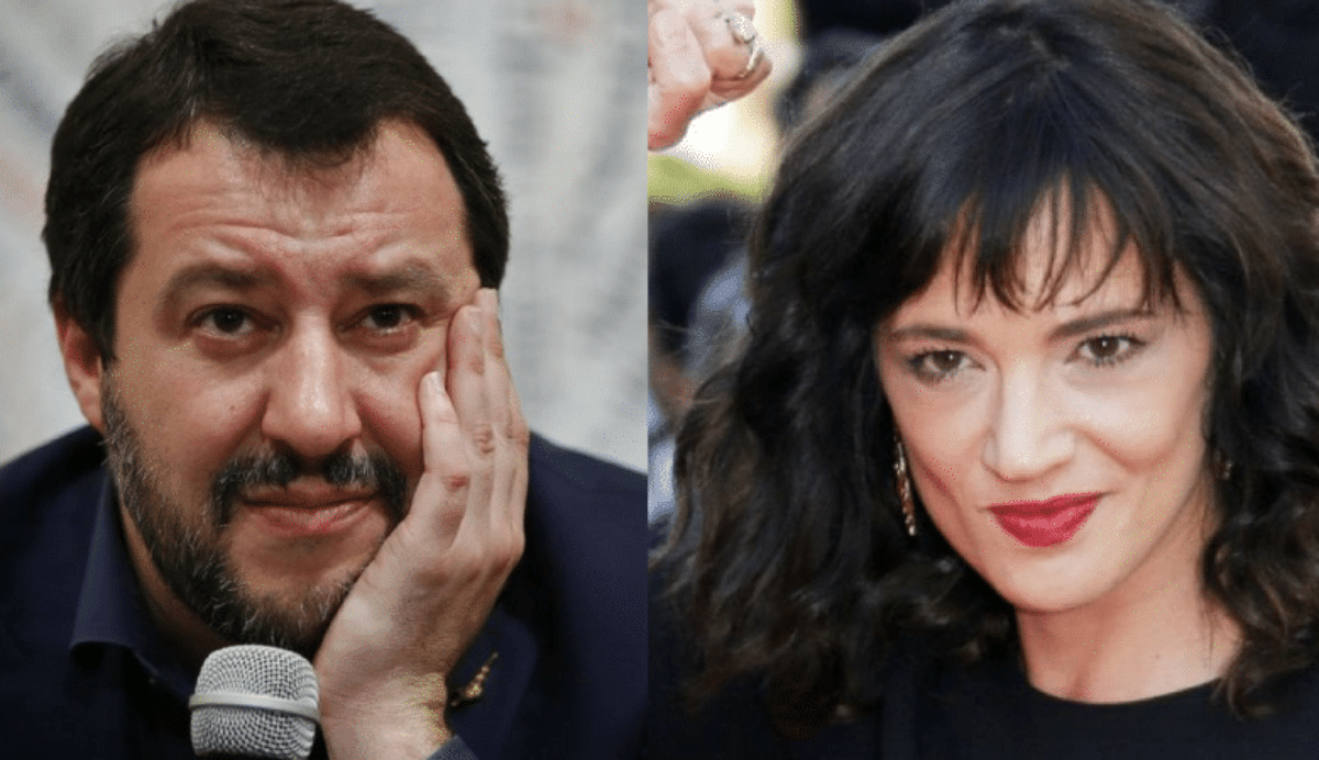 salvini asia argento Saviano