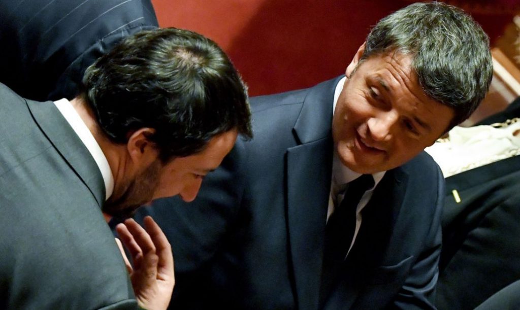 5 domande di Renzi a Salvini