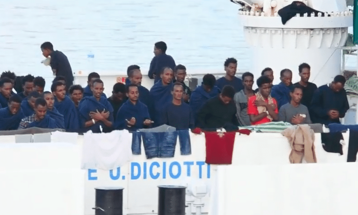 nave Diciotti news migranti