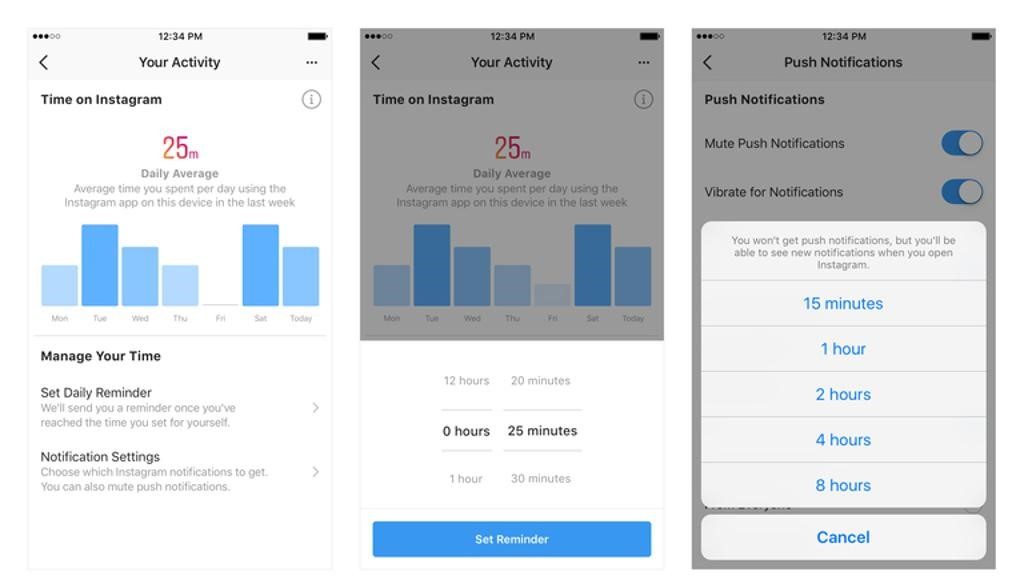 tempo passato su instagram