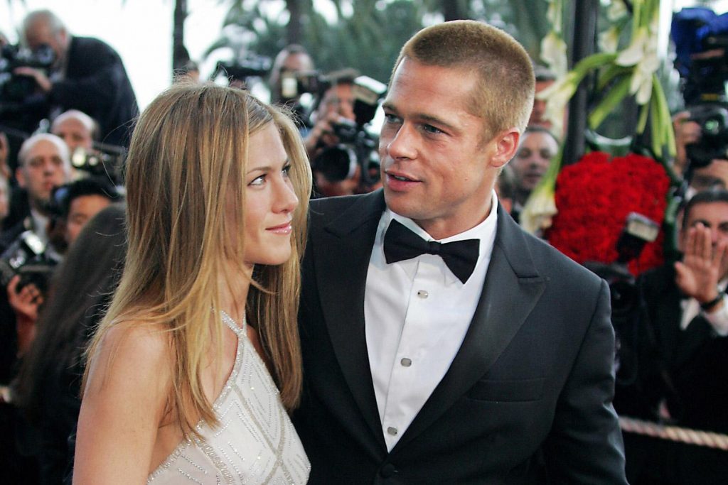 Brad Pitt Jennifer Aniston insieme