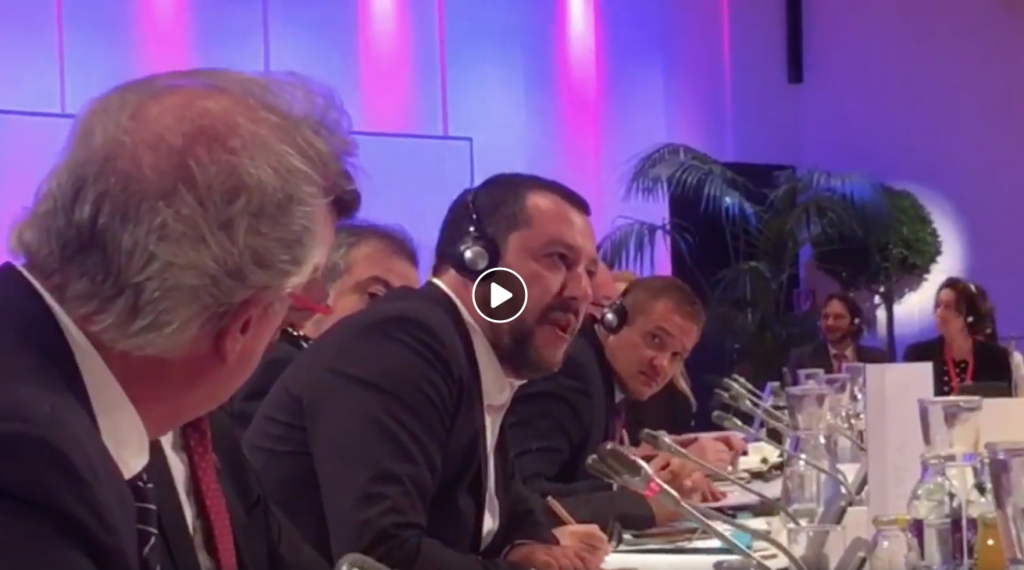 Salvini ministro Lussemburgo video