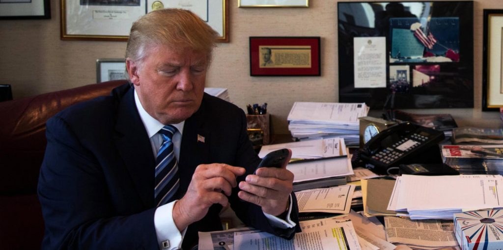 presidente usa sms allarme
