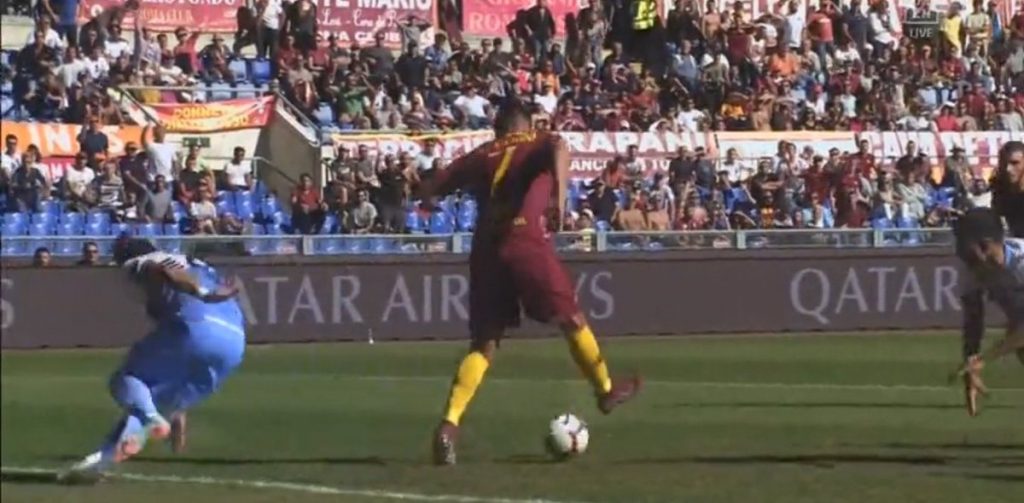 gol Pellegrini Roma-Lazio