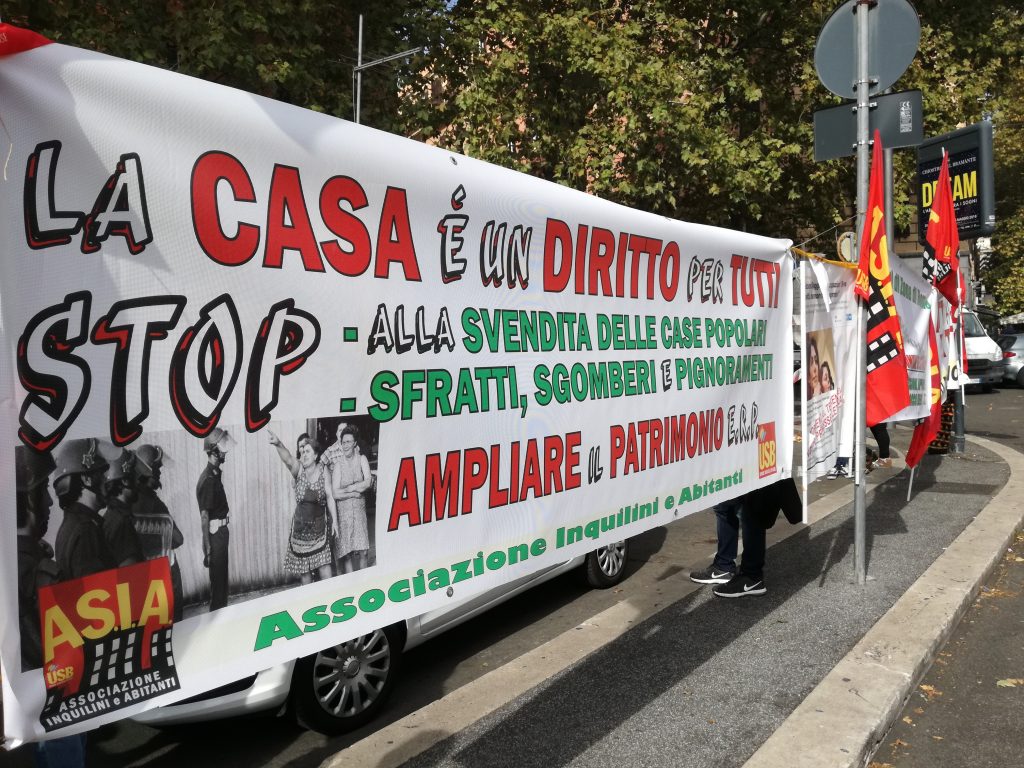 protesta diritto alla casa