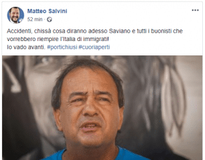 Sindaco Riace Matteo Salvini