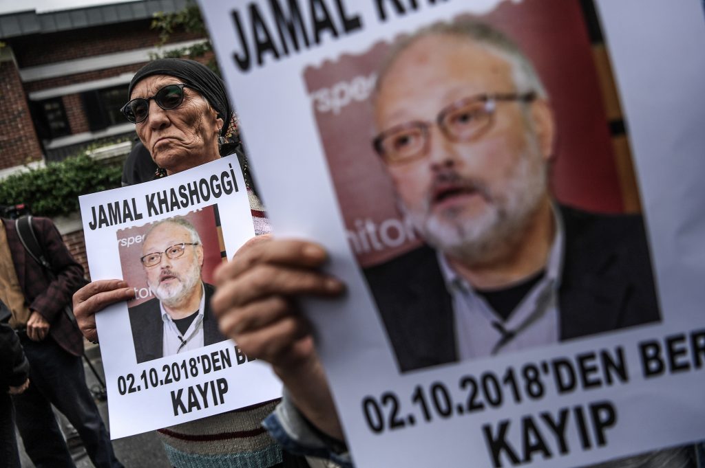 Khashoggi strangolato