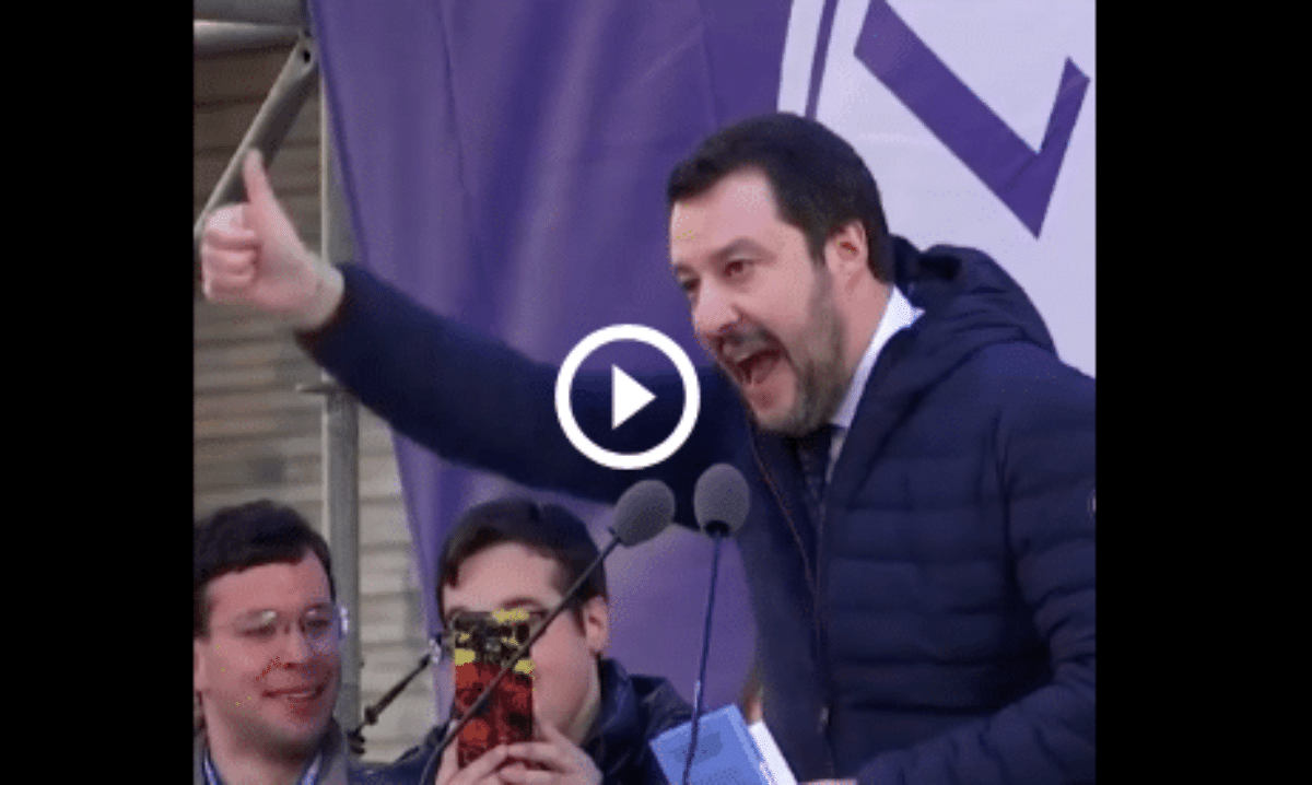 Salvini Francia video europee