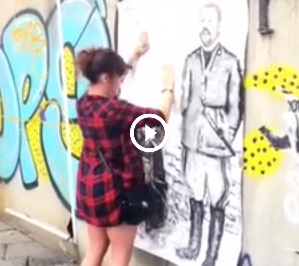 salvini gerarca fascista murales