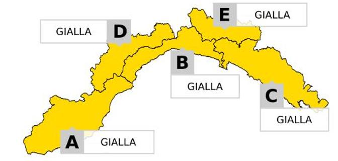 Allerta meteo Liguria 27 ottobre 2018