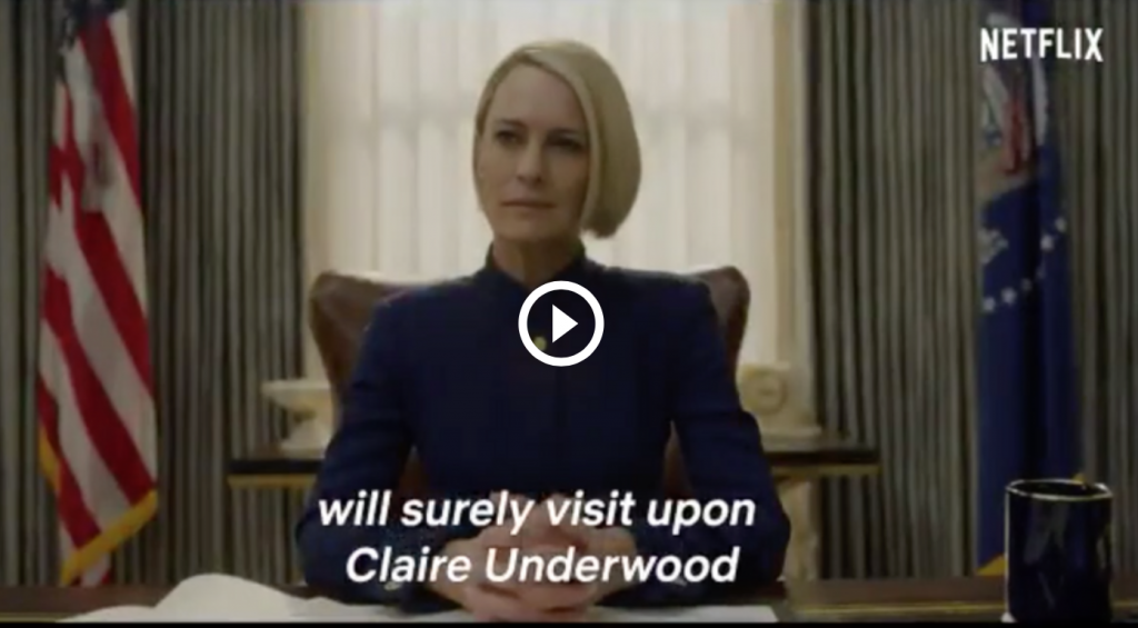 house of cards 6 trailer