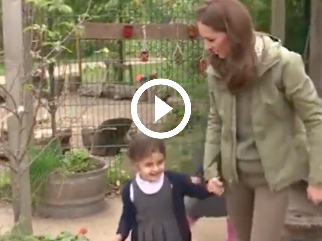 kate middleton risposta bambina