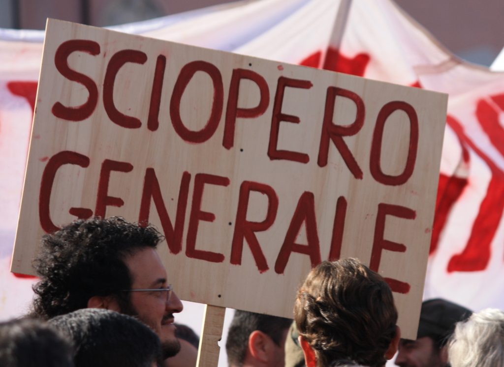 sciopero 26 ottobre 2018