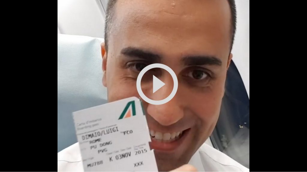 Di Maio volo Cina