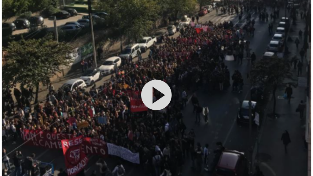 sciopero studenti 16 novembre 2018