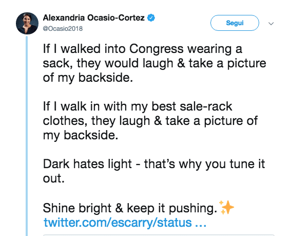 ocasio cortez contro giornalisti