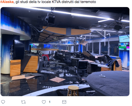 terremoto alaska oggi