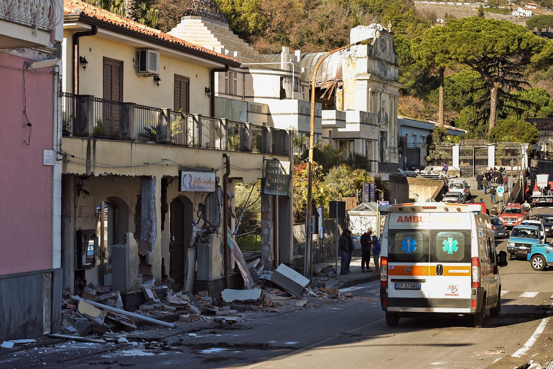 Terremoto Catania video e foto