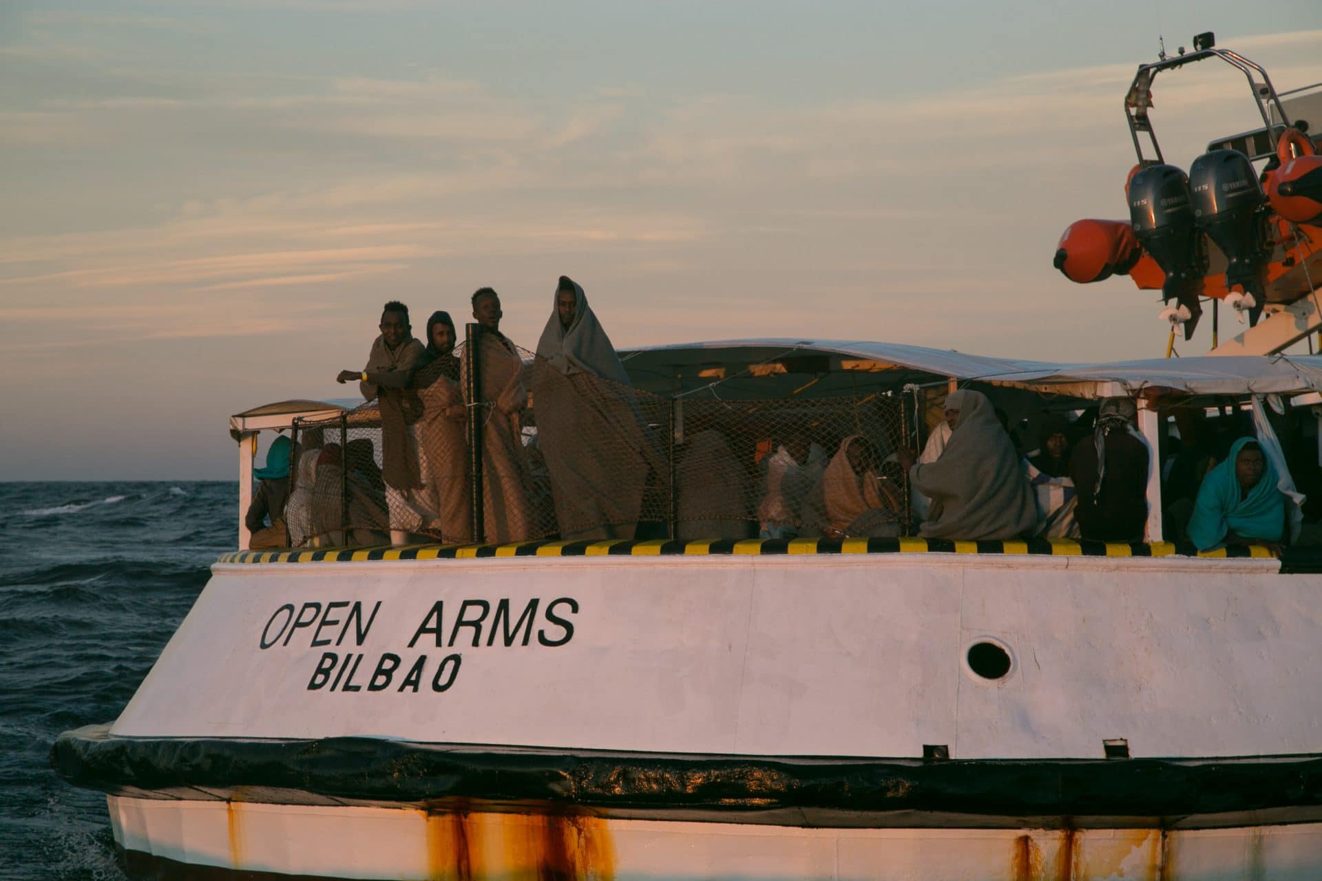 Open Arms migranti Natale