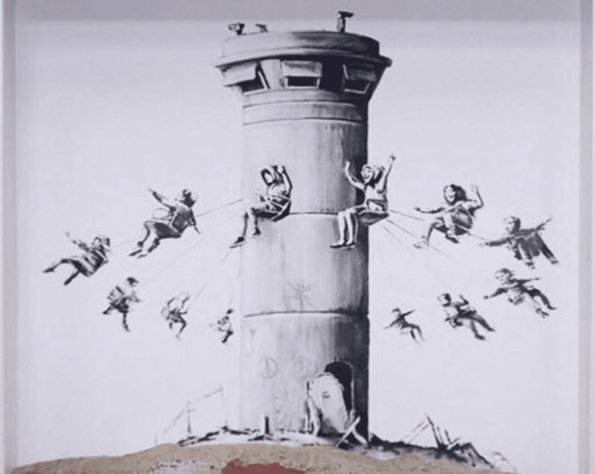 tentato furto opera banksy milano