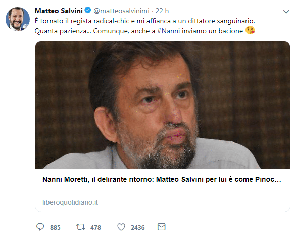 nanni moretti salvini