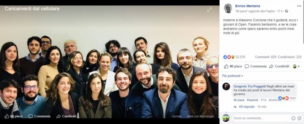 open mentana cosa è