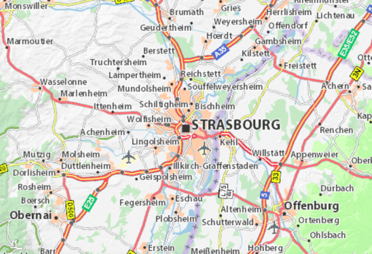 strasburgo dove si trova
