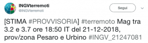 terremoto oggi pesaro urbino