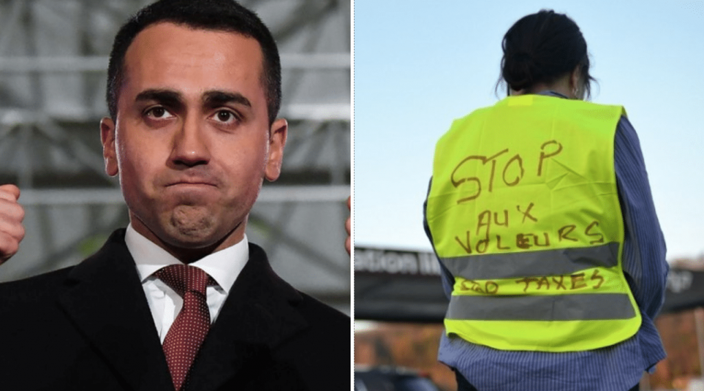 gilet gialli no a di maio