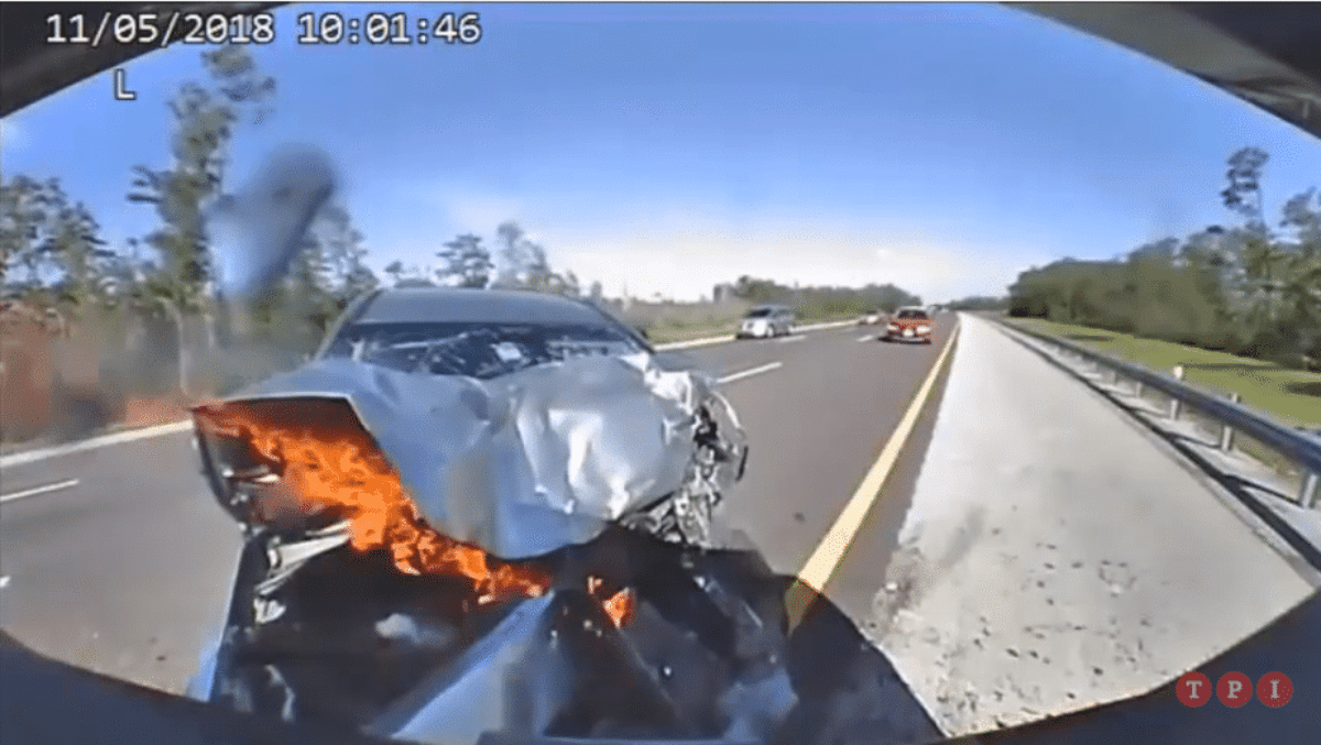 video choc incidente stradale