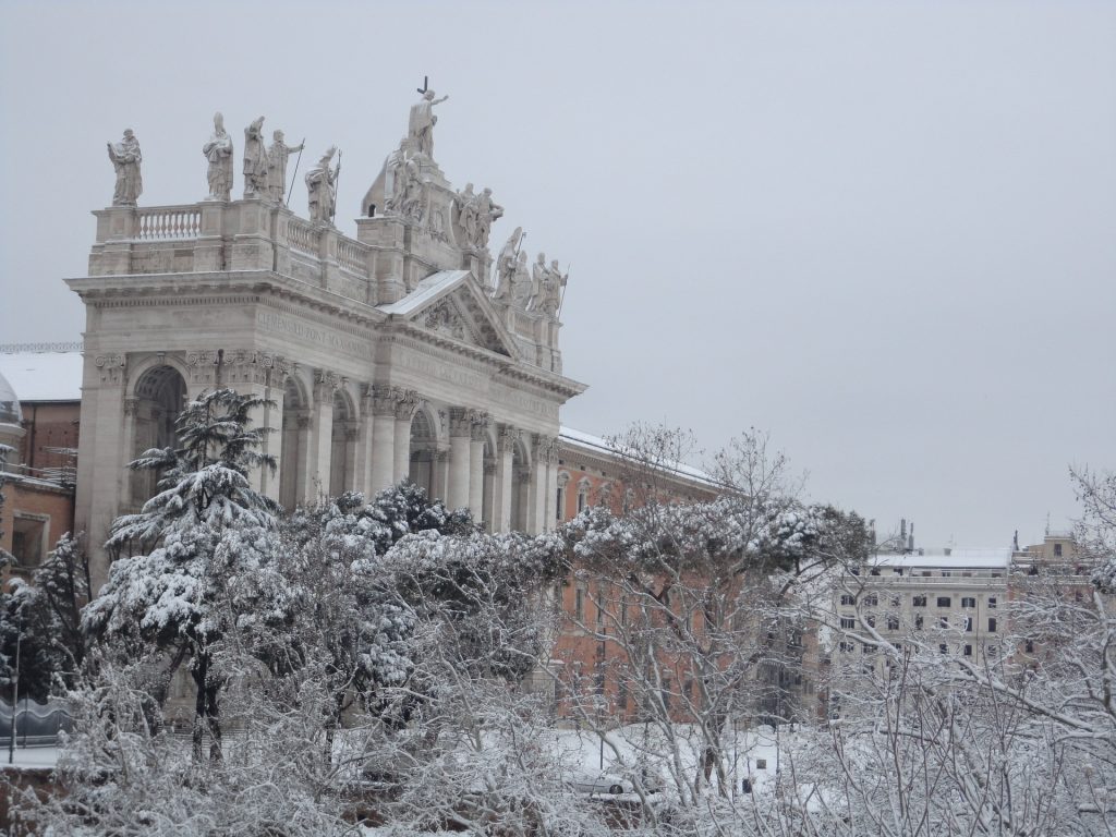 Neve Roma 24 gennaio